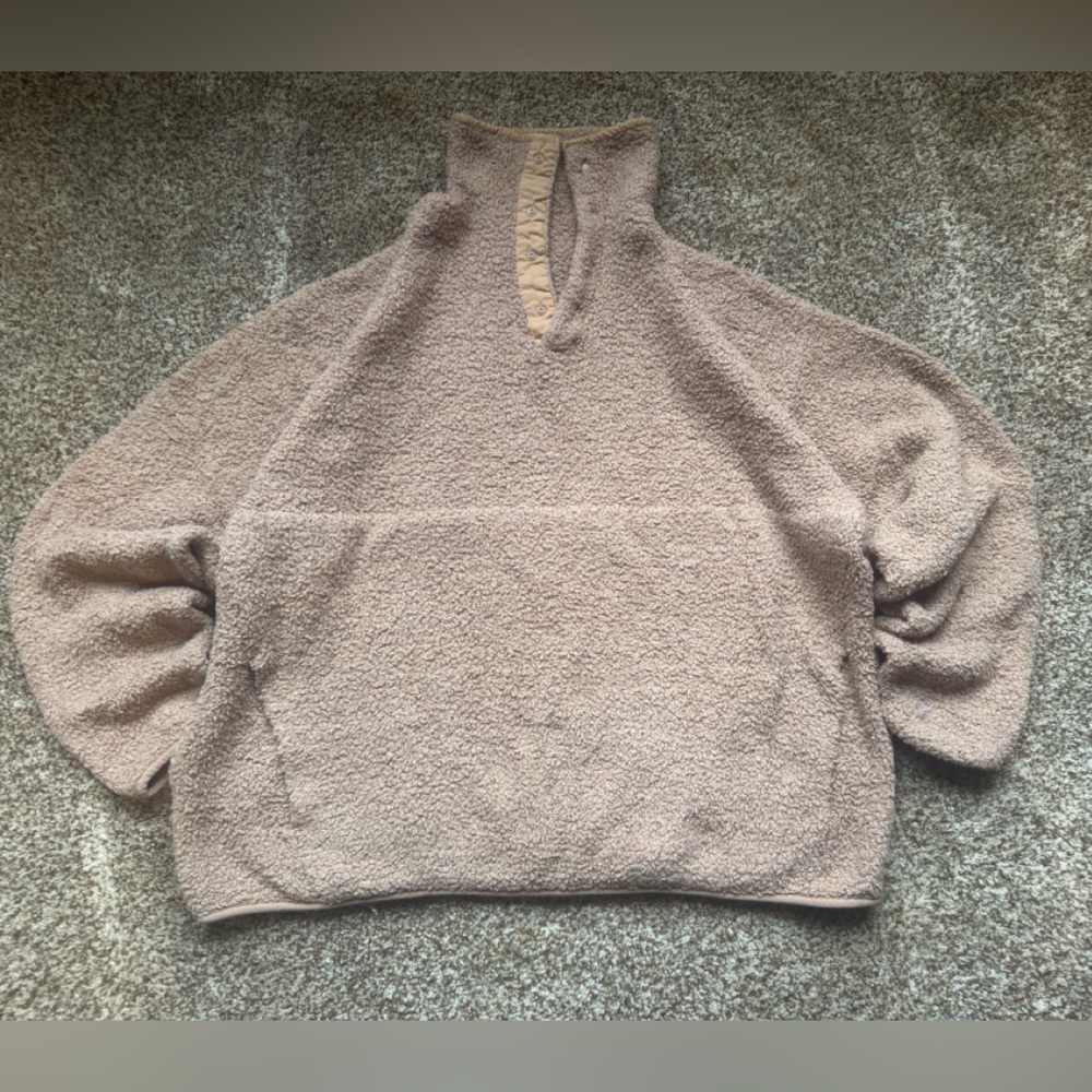 SKIMS COZY KNIT PULLOVER | CAMEL / 2X/3X